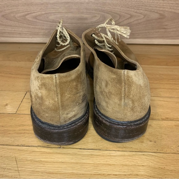 Vince Davies Leather Derby Shoes in Brown - Size 8 main image 6